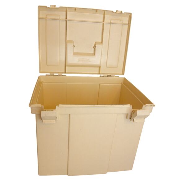 Vintage Rubbermaid Large File Box Keeper With Handle READ - Picture 1 of 8
